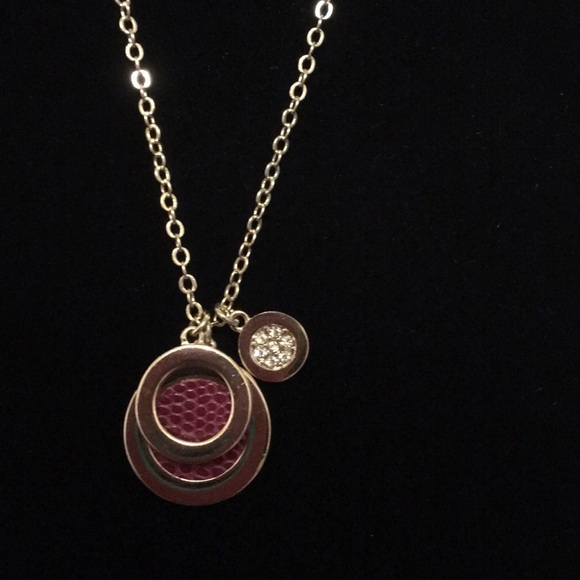 💜 Anne Klein necklace with earrings - Picture 2 of 5